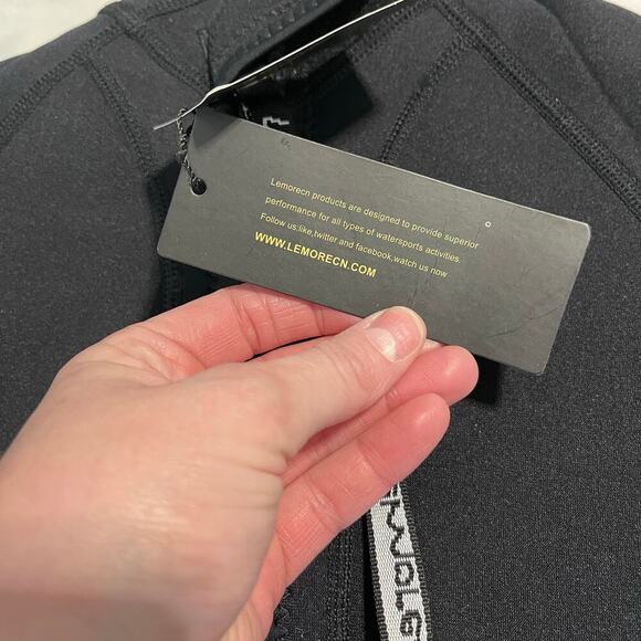 Lemorecn kids 2MM performance watersports wetsuit in black new youth size 12 - Picture 5 of 9